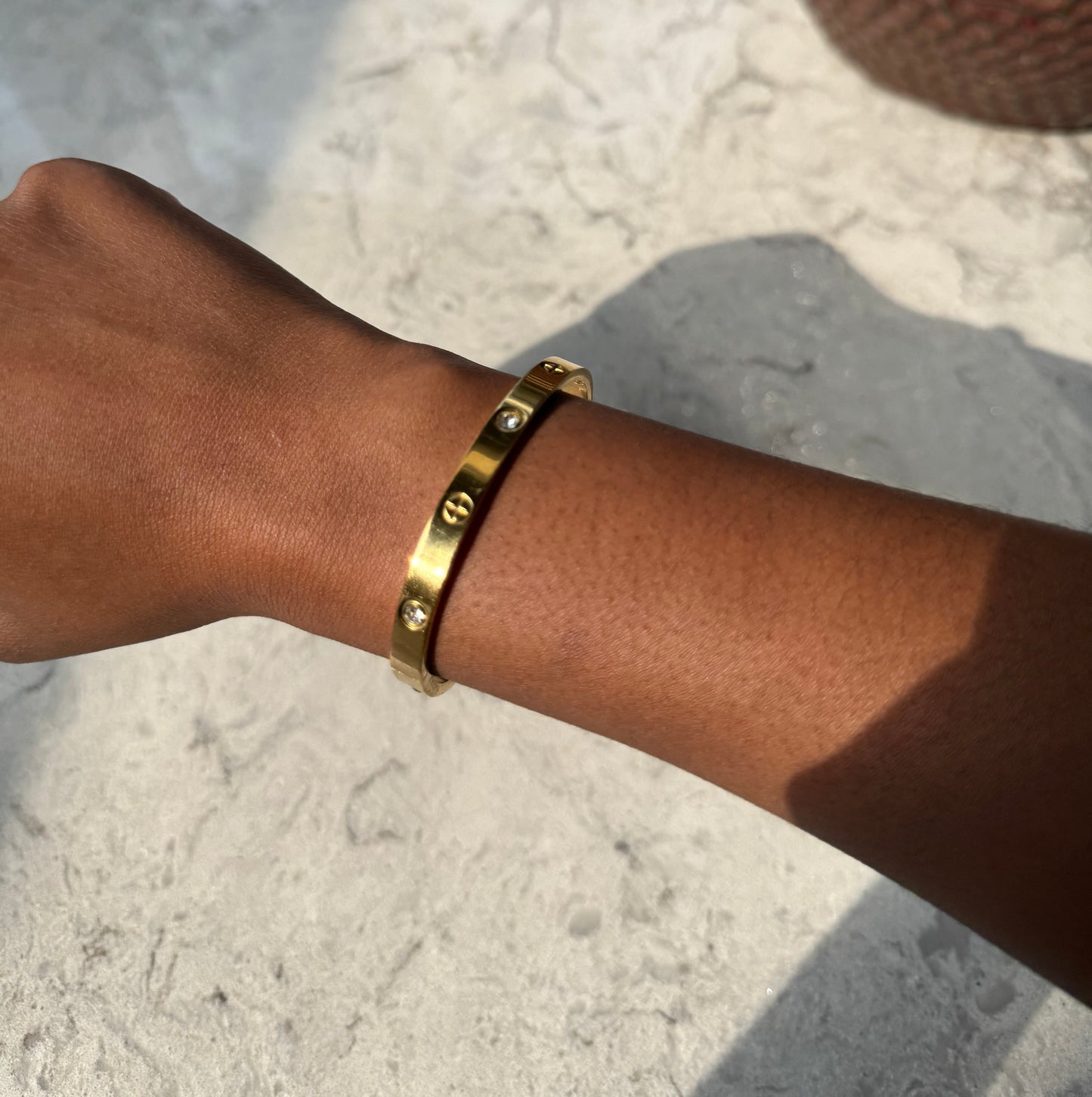 The Essential Zircon Gold Bangle